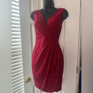 Papermoon lace NEW size small red dress